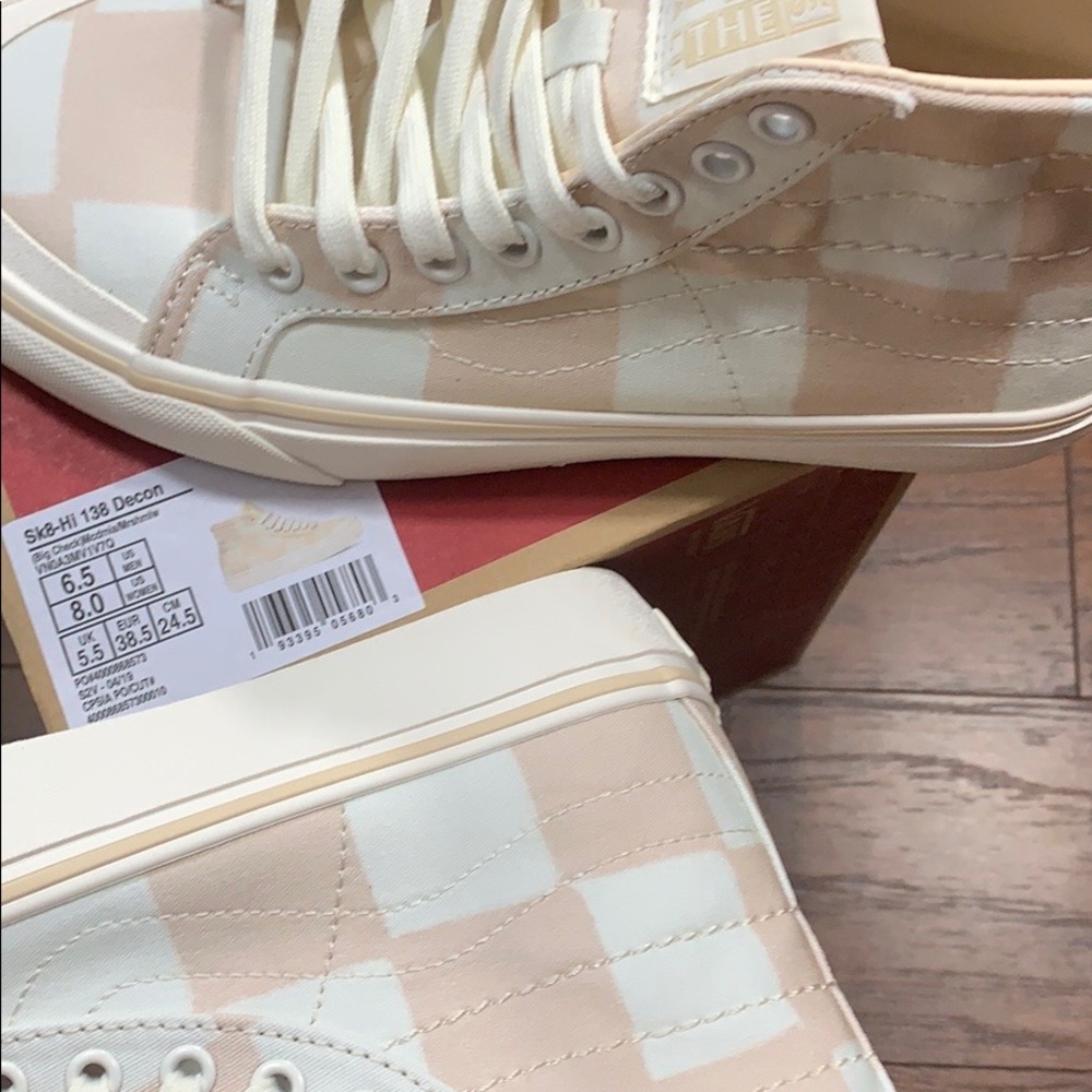 VANS SK8-Hi DECON BIG CHECKERBOARD Mcdmia/MrshmWMN - Picture 15 of 16